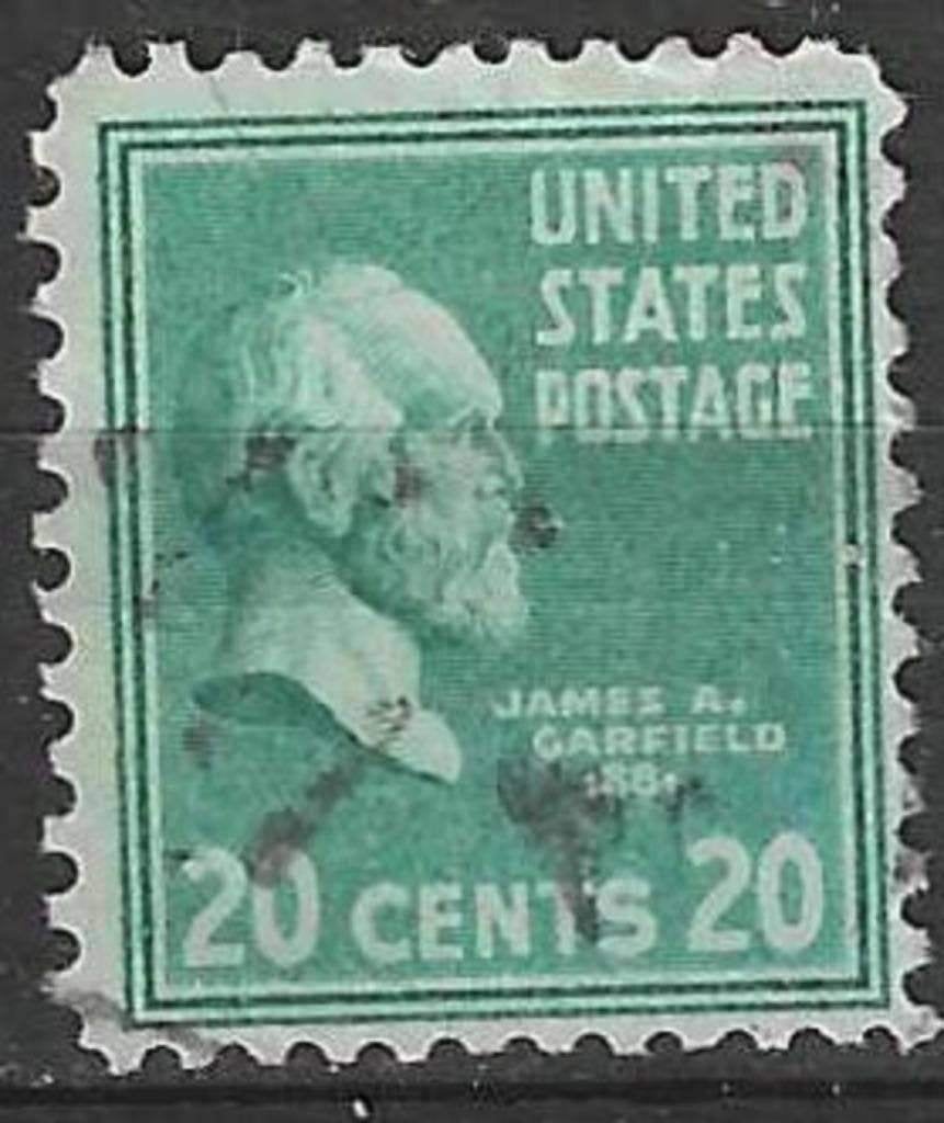 USA 1938 - Yvert 390 - James Garfield. (ST), Verzenden, Gestempeld, Noord-Amerika