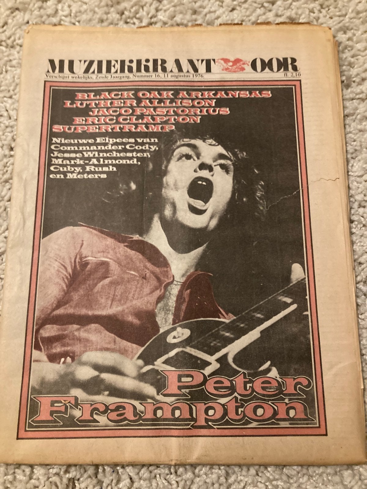 MUZIEKKRANT OOR 1976 MICHAEL CHAPMAN Jaco Pastorius, Ophalen of Verzenden, Gelezen, Muziek, Film of Tv