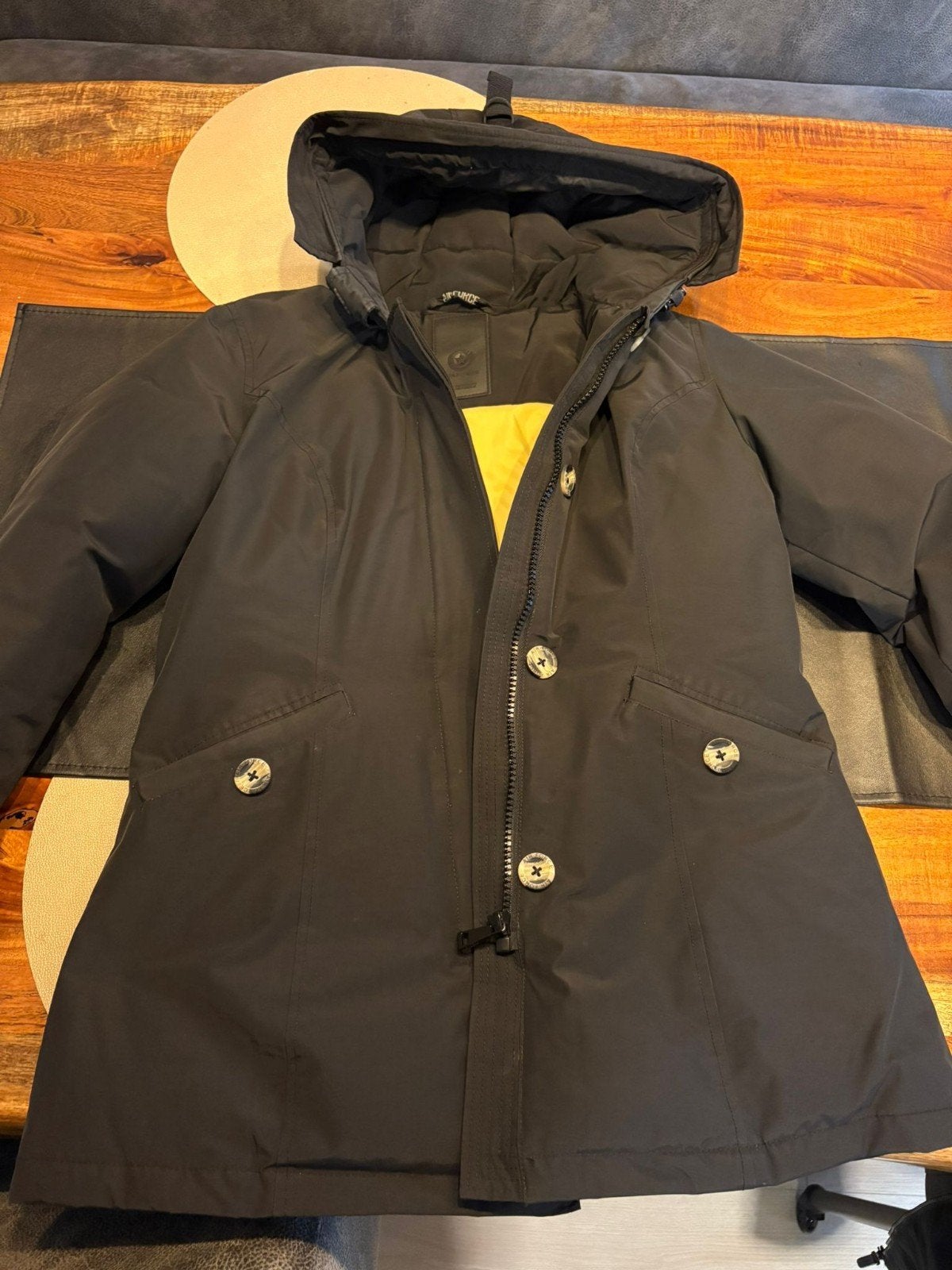 Airforce winterjas dames maat M, Maat 38/40 (M), Airforce, Zwart, Nieuw