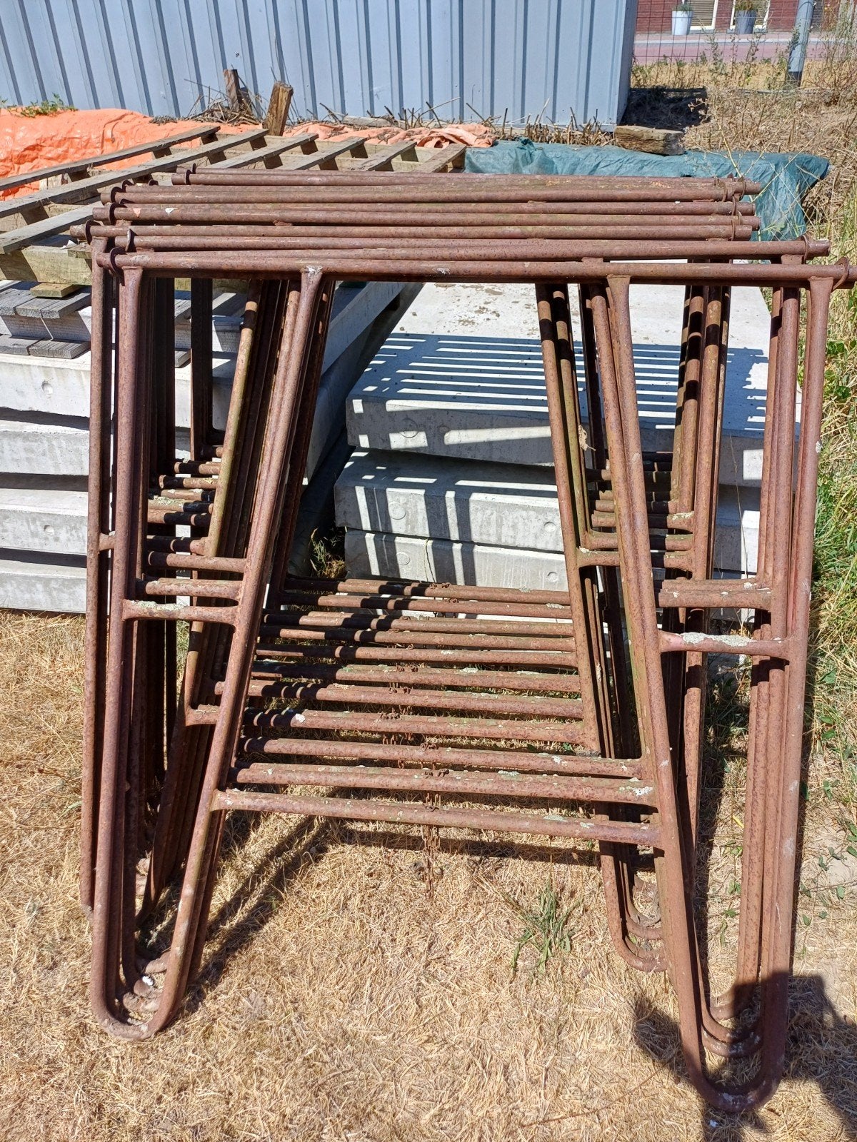 13x Metsel-/Klapschragen/Opperschragen 120cm, Ophalen, Gebruikt, Overige typen, Minder dan 2 meter