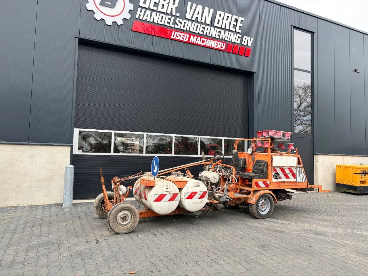 Hoffmann wegmarkeringsmachine