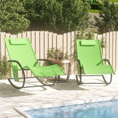4 Nieuwe Ligstoelen - 2 Verschillende Types, Tuin en Terras, Ophalen of Verzenden, Nieuw, Textileen