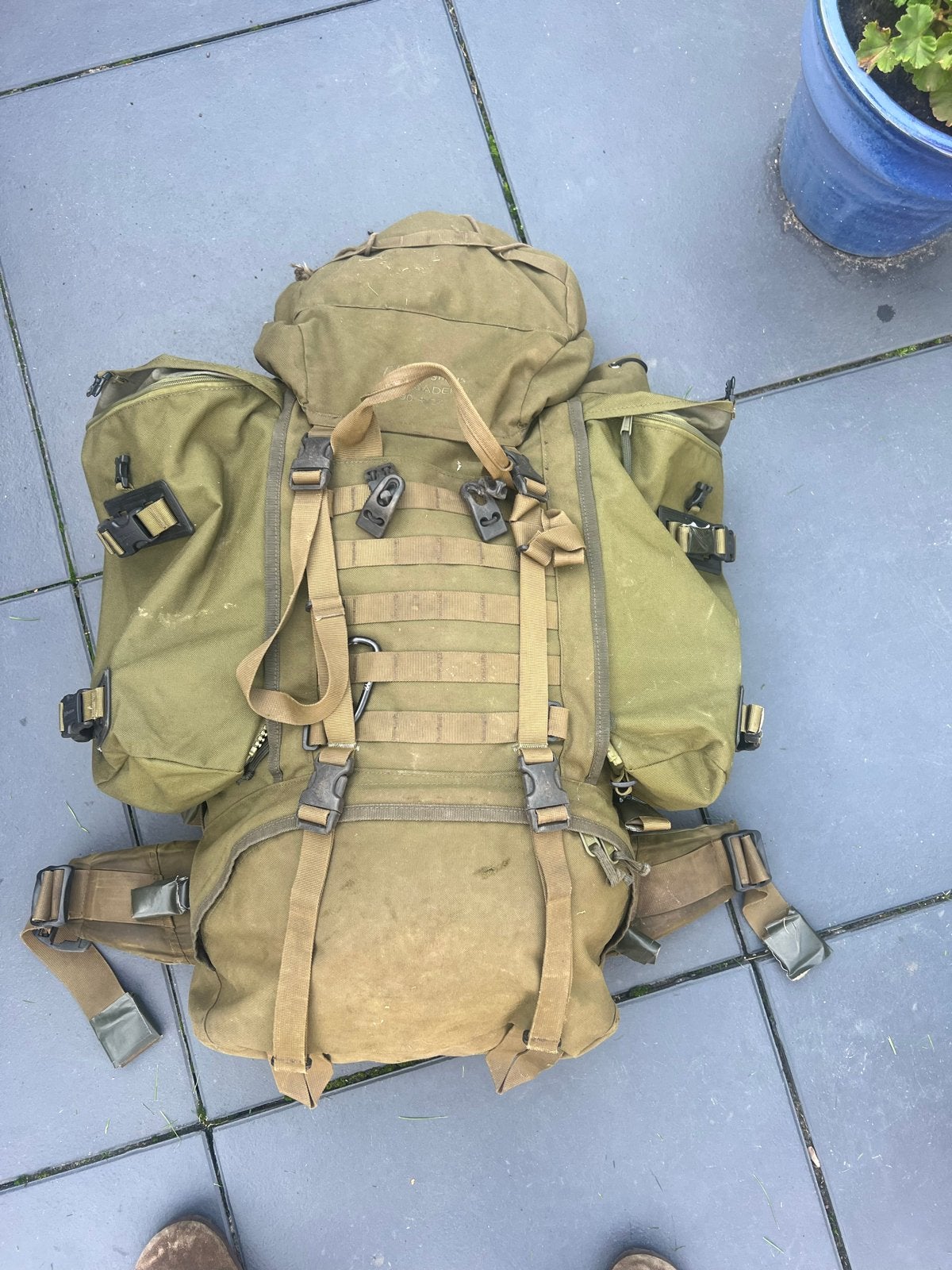 Berghaus Crusader 3 rugzak 90L + 20L, Ophalen of Verzenden, Gedragen, Overige kleuren