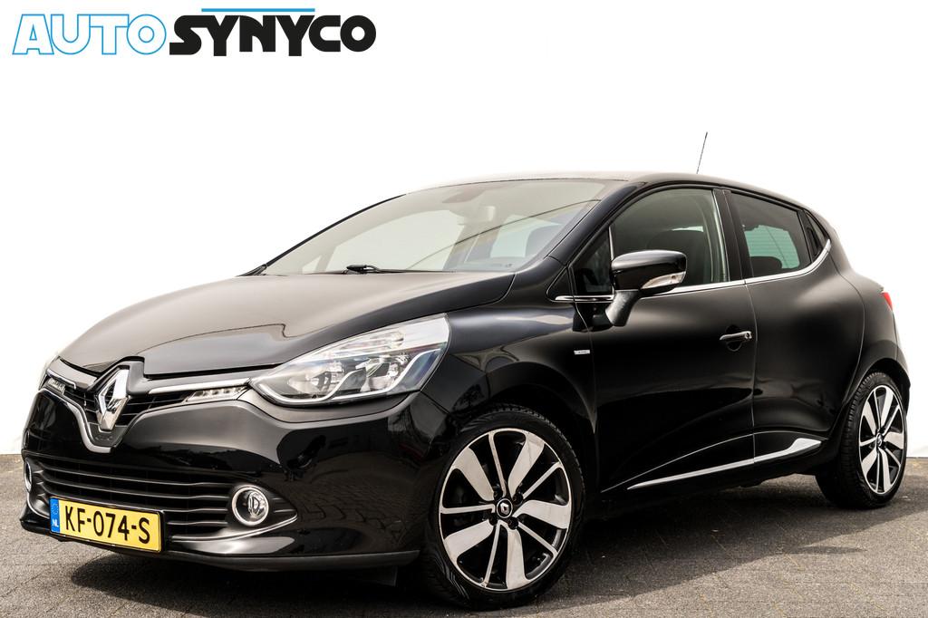 Renault Clio 0.9 TCe Iconic | Leder | Sportstoelen | 17 inch, 898 cc, Met garantie (alle), Zwart, Handgeschakeld
