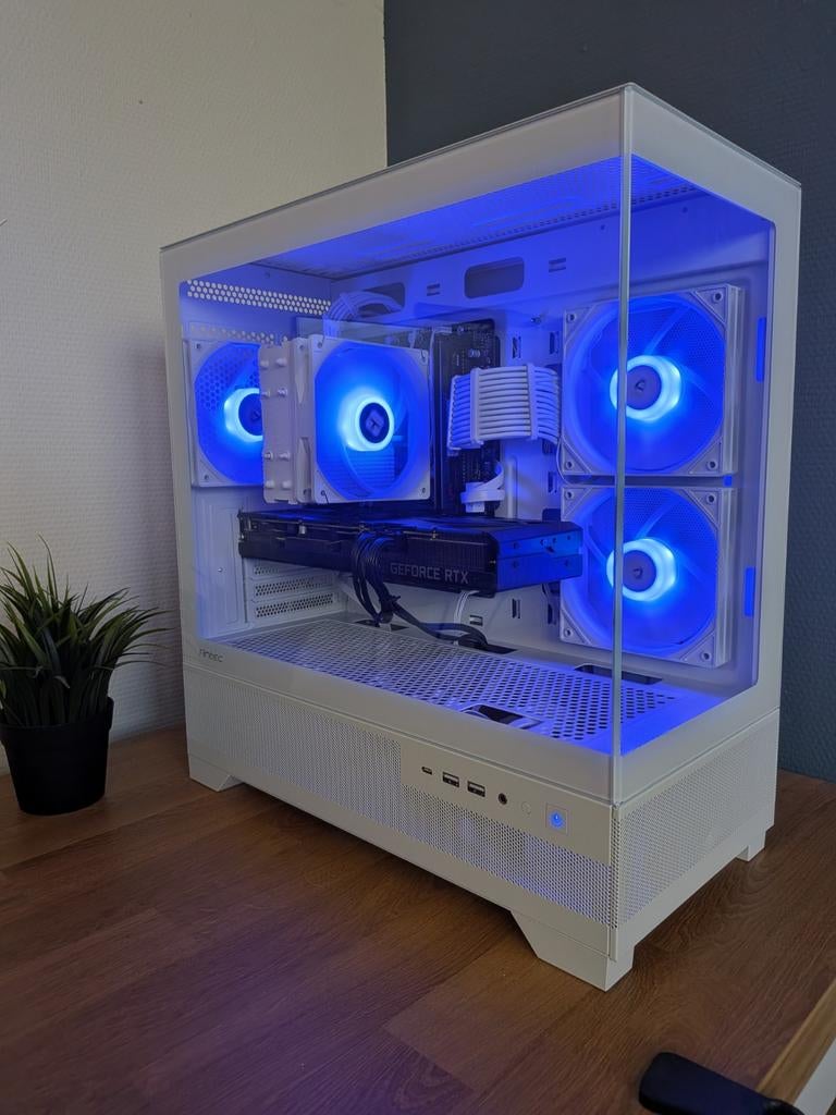 Game PC wit | RTX 3070 TI | R5 5600 | 1TB | verzenden kan, Zelf gebouwde pc, Virtual Reality, Zo goed als nieuw, HDD