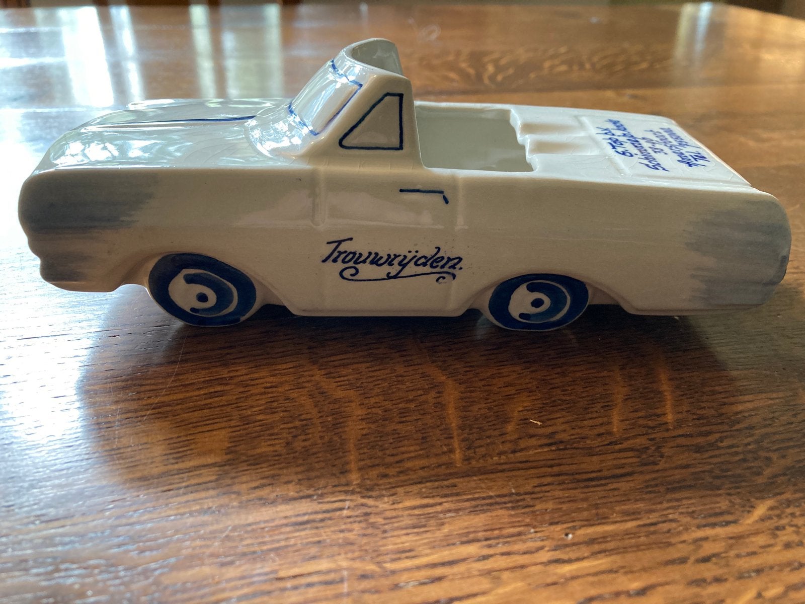 Vintage asbak Auto trouwrijden  Top Amersfoort, Ophalen of Verzenden, Zo goed als nieuw, Asbak