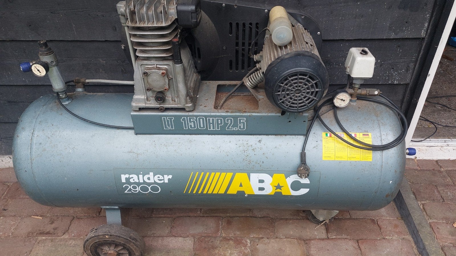 ABAC Compressor met 150L tank - Ideaal voor onderdelen, Doe-het-zelf en Verbouw, Ophalen of Verzenden
