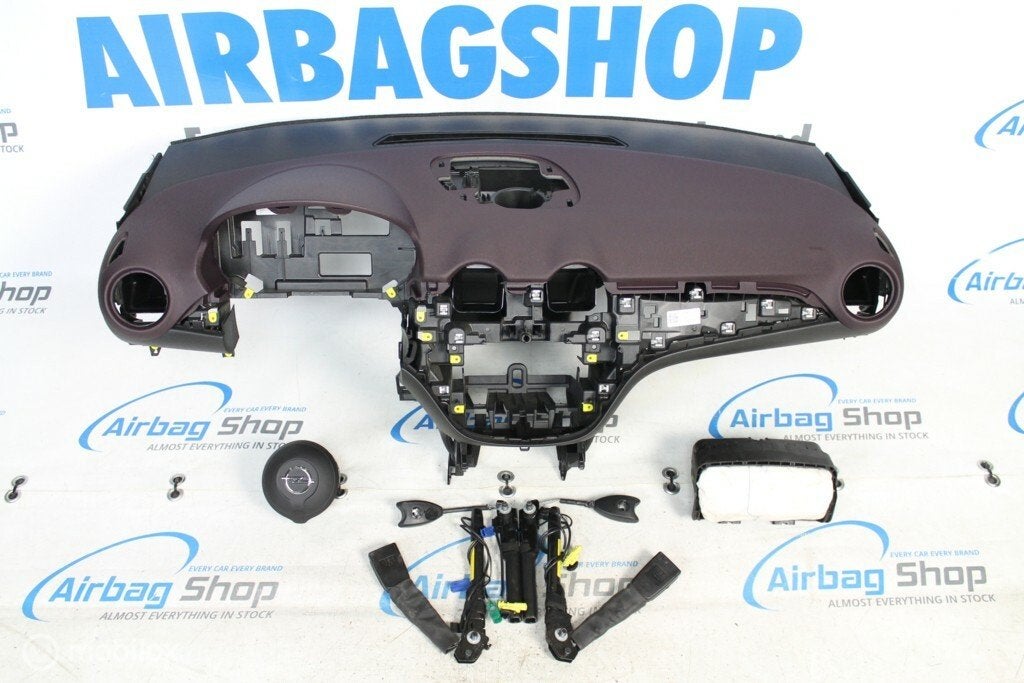 Airbag set - Dashboard paars Opel Adam (2012-heden)