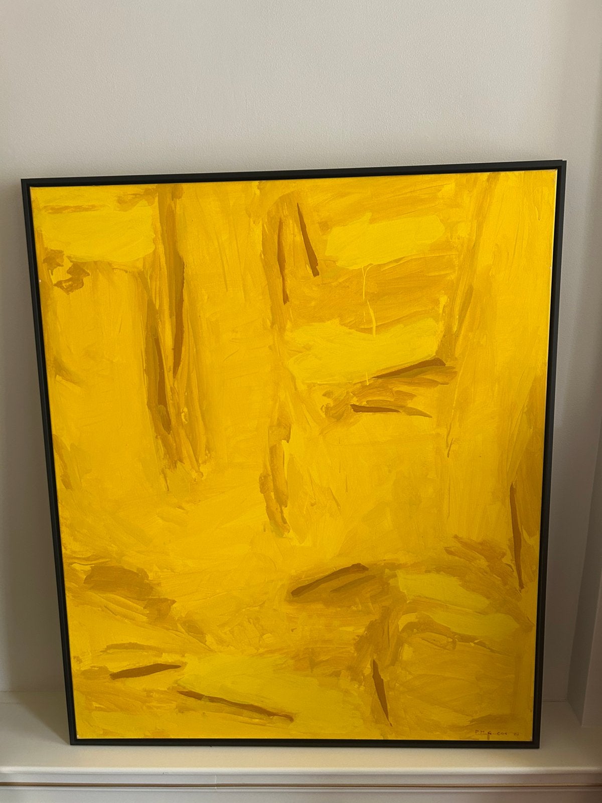 Olieverf op doek Peter MG Cox 2003, Antiek en Kunst, Ophalen
