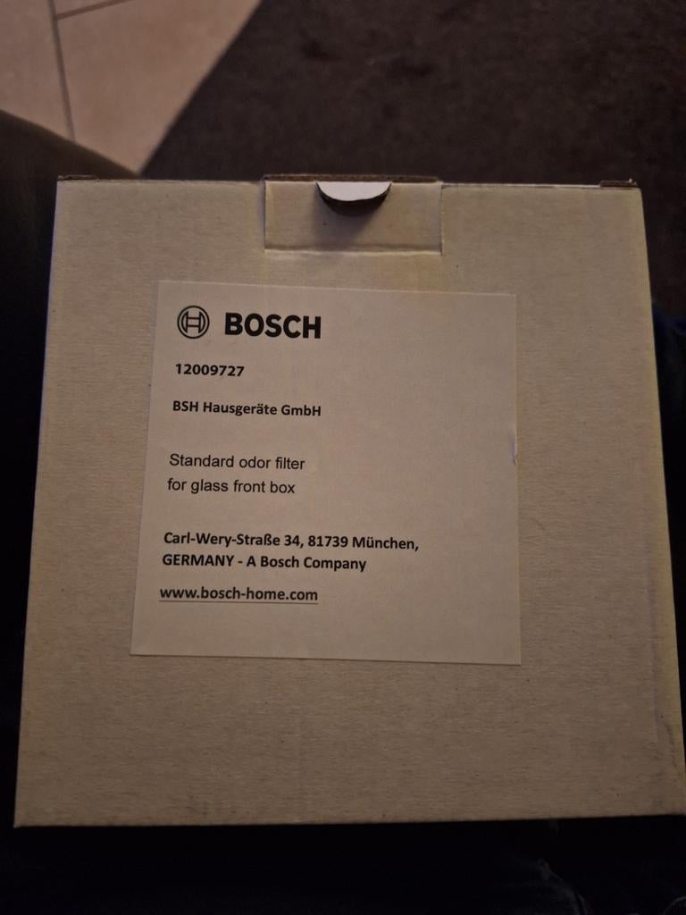 2 Bosch Koolstoffilters voor Afzuigkap - Nieuw, Ophalen, Overige typen, Nieuw, Inbouw