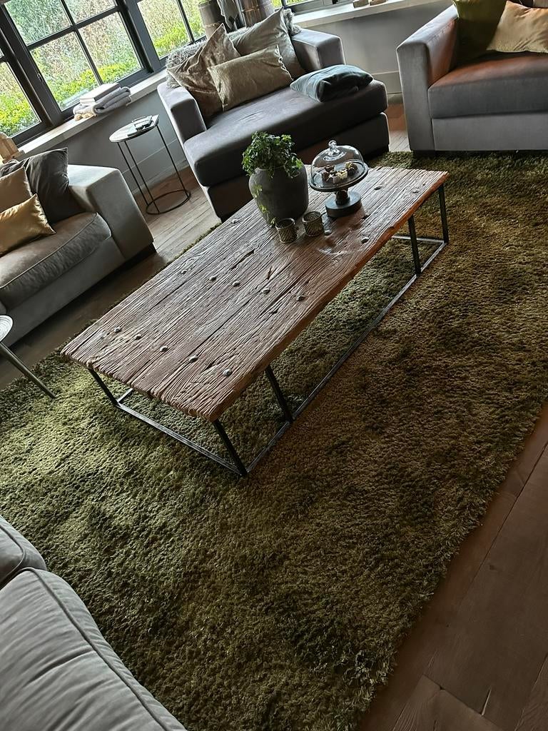 Salontafel, Huis en Inrichting, Tafels | Salontafels, Ophalen, 100 tot 150 cm, 50 tot 100 cm, Zo goed als nieuw