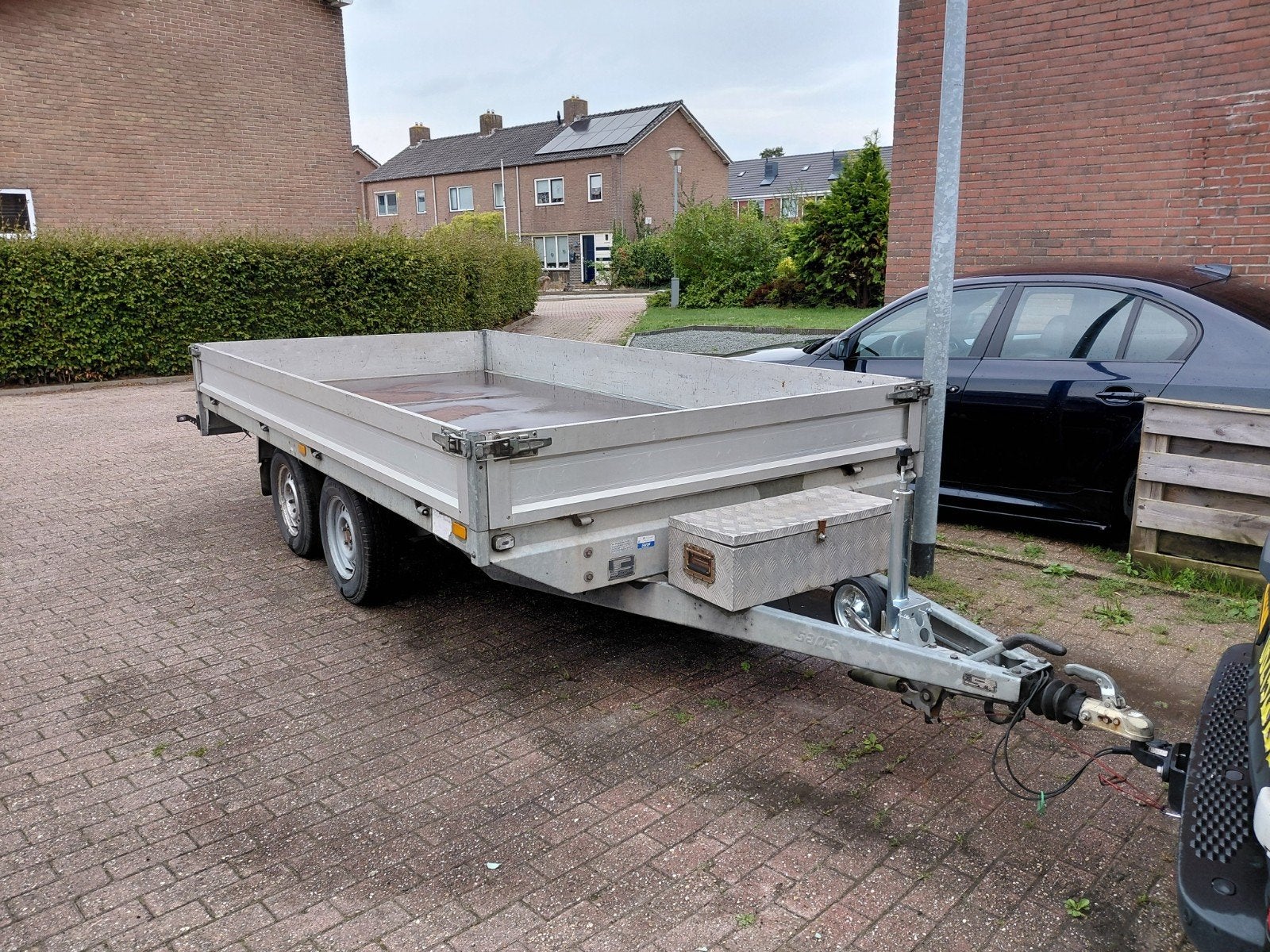 Saris plateau aanhanger 400x200, Auto diversen, Ophalen, Gebruikt