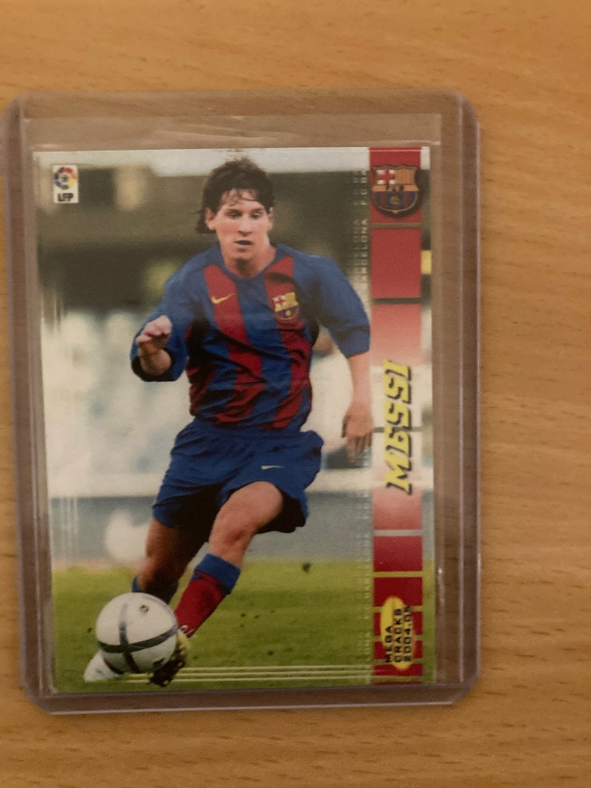 Replica Lionel Messi Panini Sports Spelerskaart (2004-2005), Verzenden, Zo goed als nieuw, Buitenlandse clubs, Spelerskaart