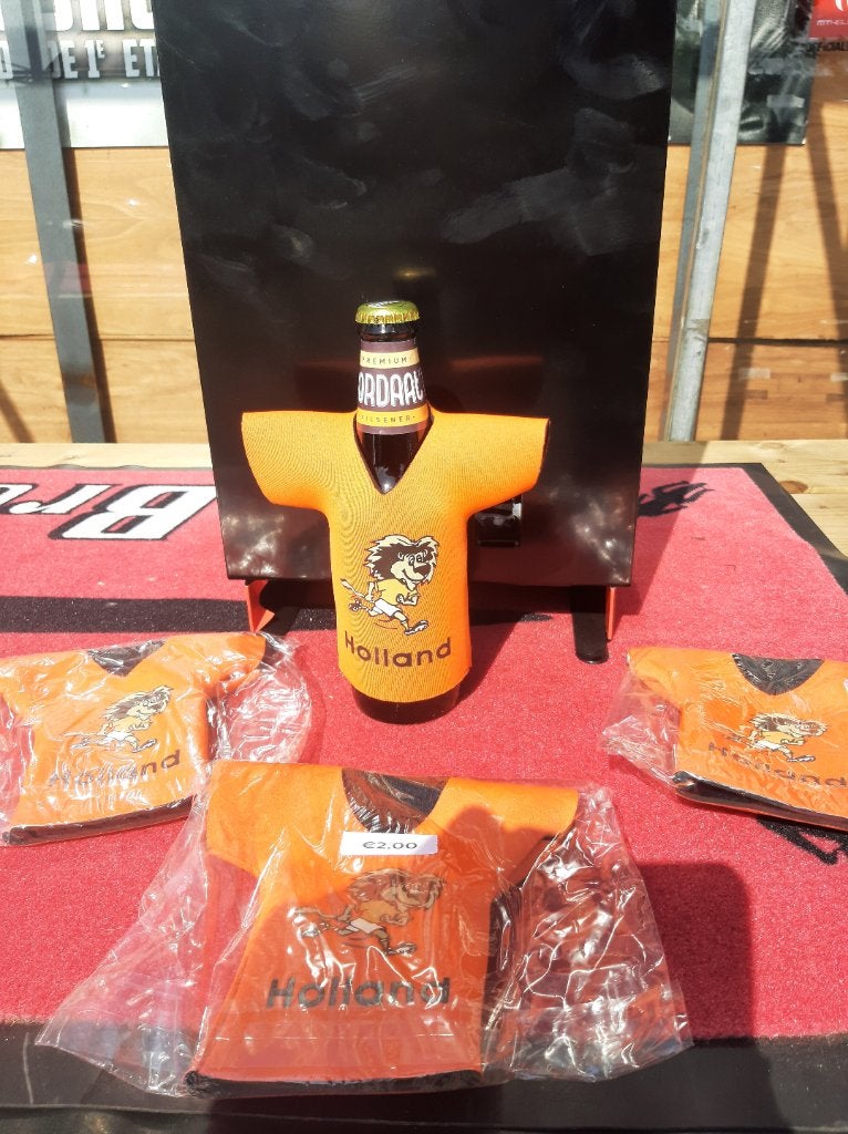 WK oranje bierfles houder bier cooler oranje wk voetbal €2, Ophalen, Pascalstraat 6 1704 RD Heerhugowaard, Nieuw, Feestartikel