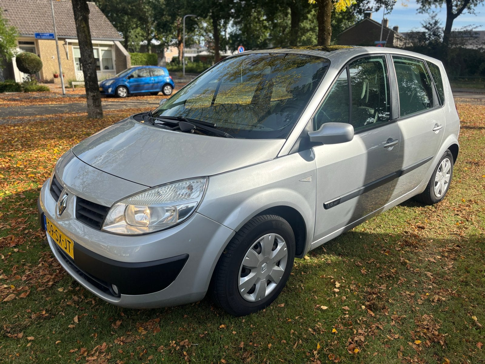 Renault Scénic 1.6 16V 82KW 2006 Grijs, Auto's, Voorwielaandrijving, Stof, 1295 kg, 4 cilinders