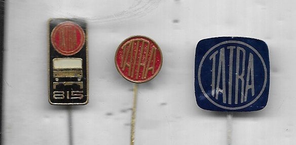 3 TATRA AUTO SPELDEN, Ophalen of Verzenden, Gebruikt, Merk, Speldje of Pin