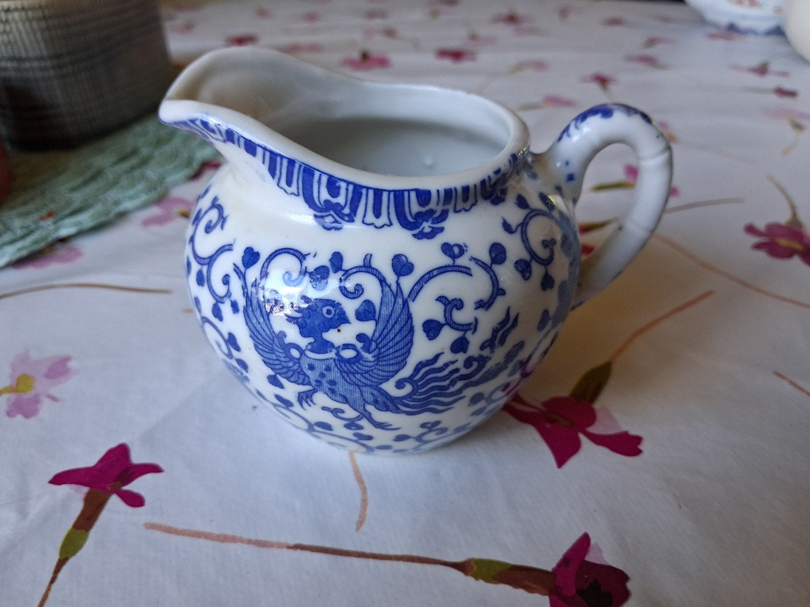 Aziatische feniks schenkkannetje, Antiek en Kunst, Ophalen of Verzenden