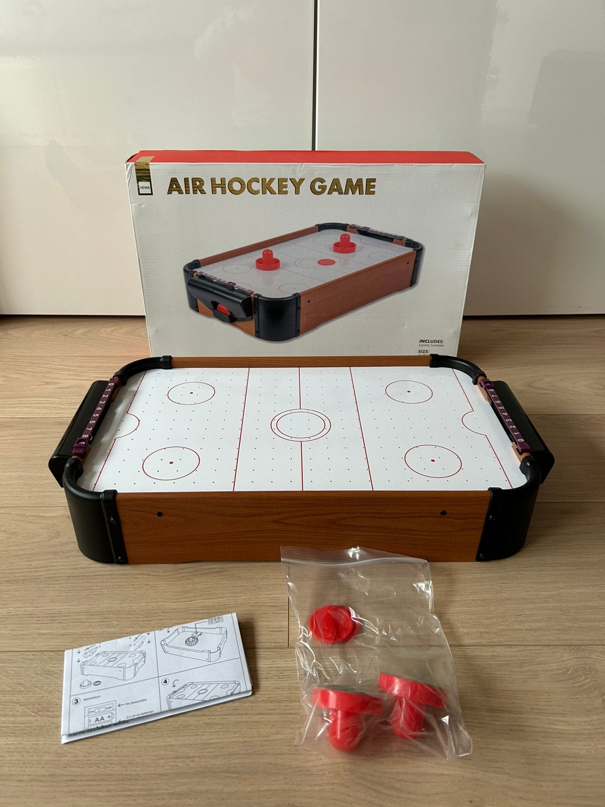 Sinterklaas \ kerstcadeau Air hockey game small HEMA, Ophalen of Verzenden, Nieuw