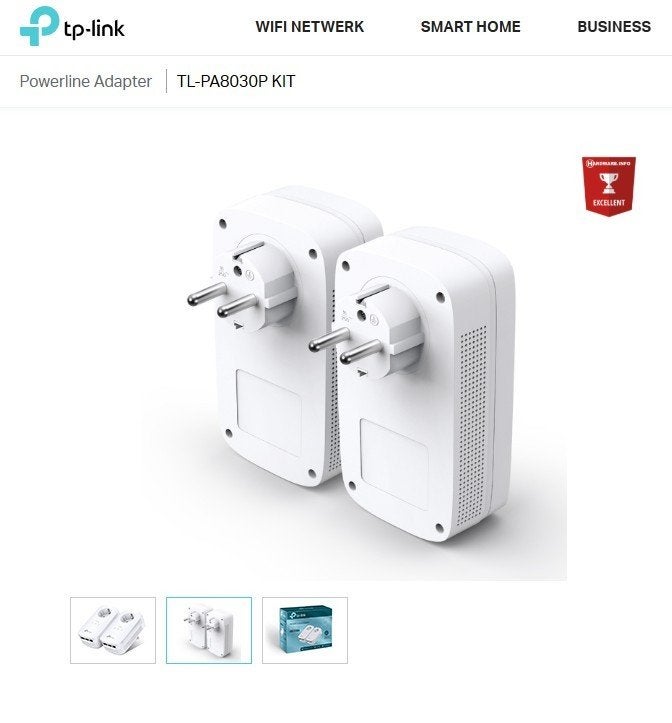 TP-Link TL-PA8030P KIT av1300 set van 2
AV1300 Gig, Ophalen of Verzenden, Gebruikt
