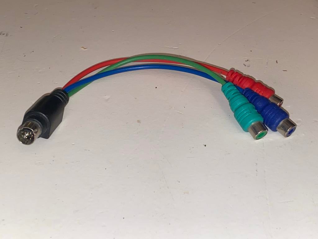 S-Video naar Component Kabel (YPbPr) Adapter, Ophalen of Verzenden, Gebruikt, Minder dan 2 meter, Componentkabel