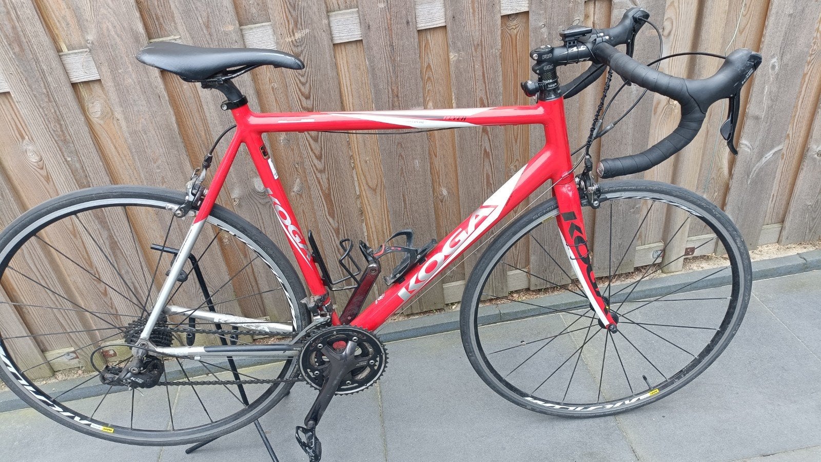 Koga Miyata Flyer racefiets, Ophalen, 28 inch, Velgrem, Aluminium
