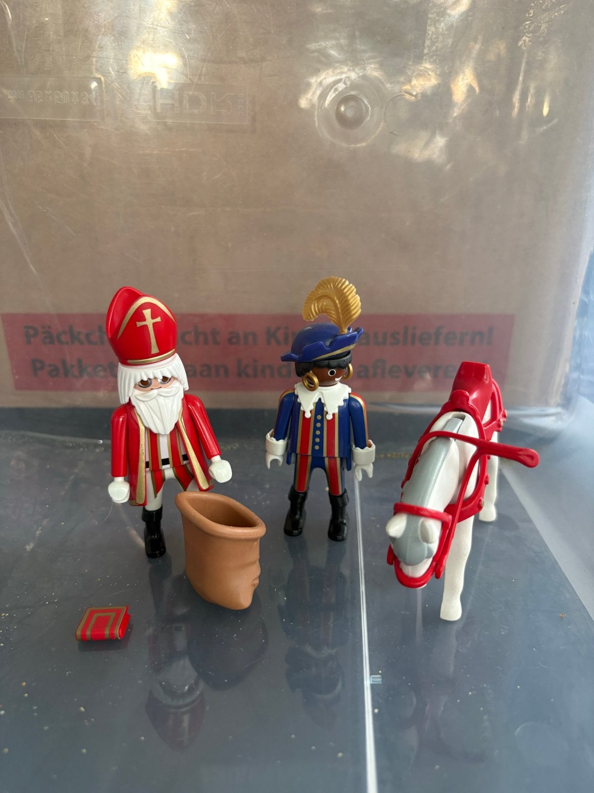 Playmobil Sinterklaas, Piet en paard set, Ophalen of Verzenden, Gebruikt