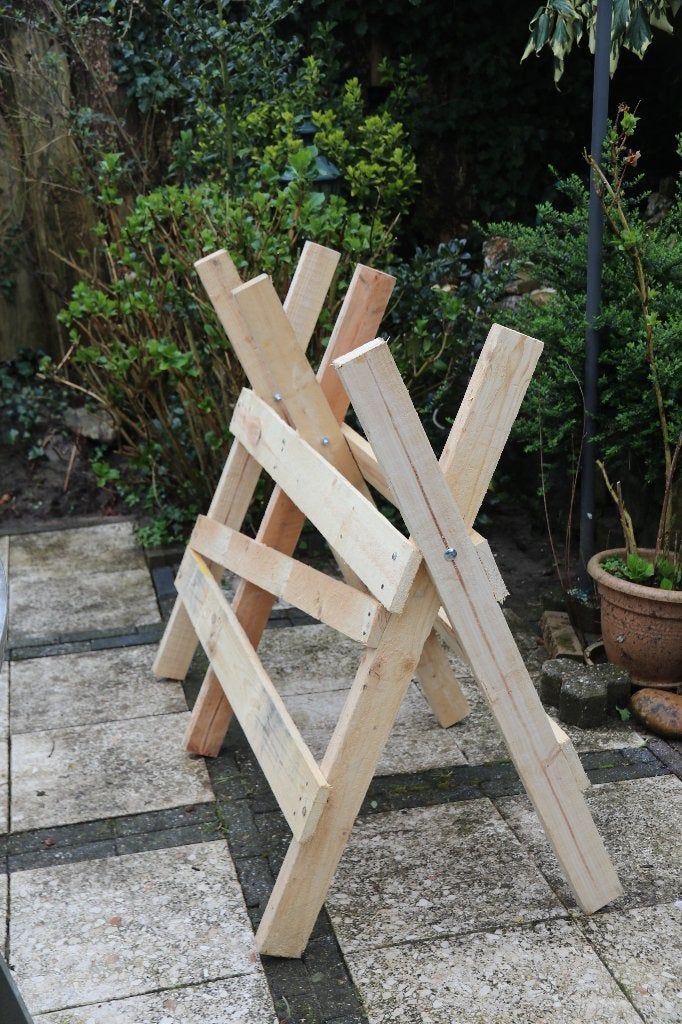 Houten zaagbokken, Minder dan 3 m³, Ophalen of Verzenden