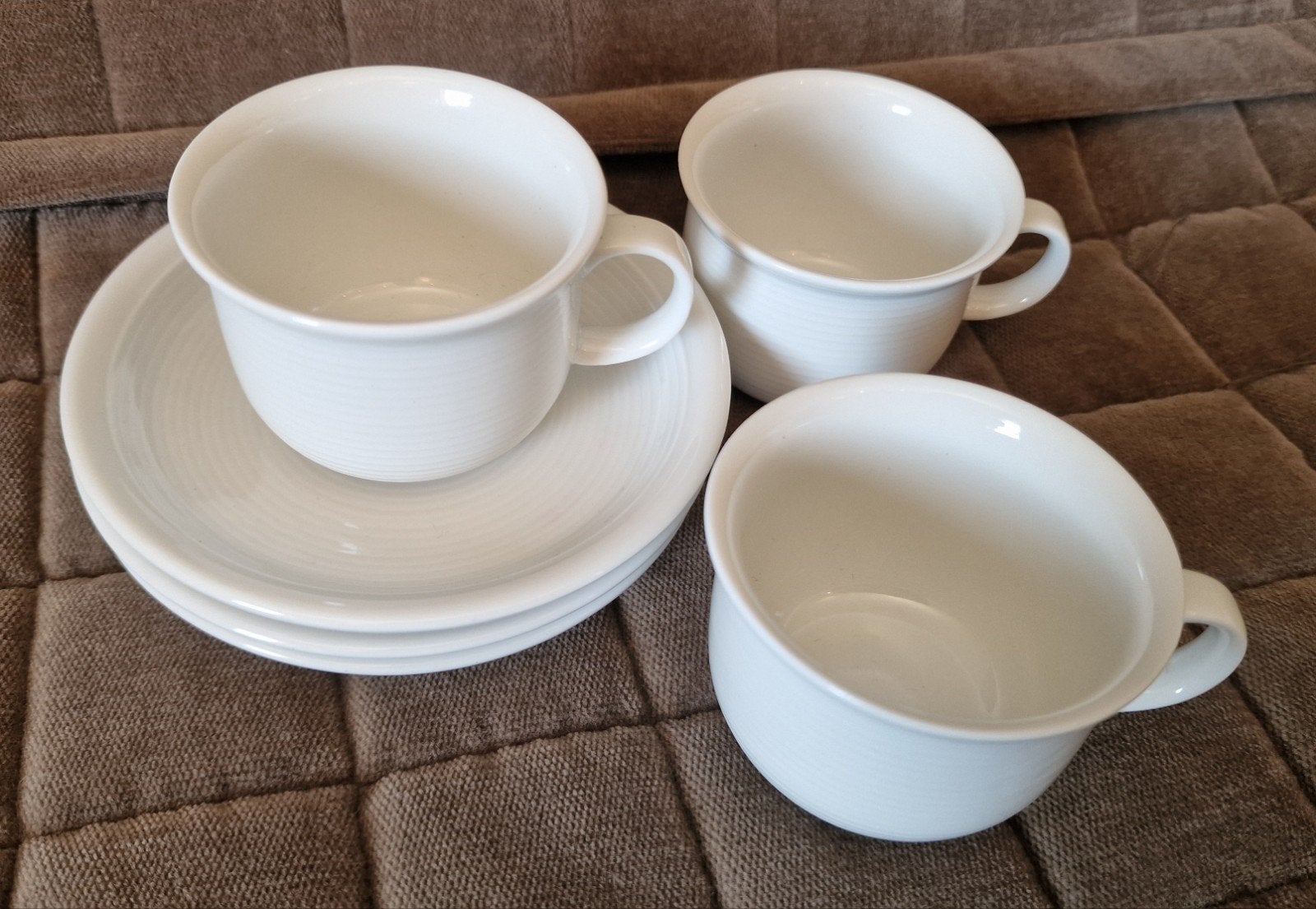Thomas Trend wit 3 porseleinen espressokoppen+schotels.Nieuw, Huis en Inrichting, Nieuw, Ophalen of Verzenden, Overige stijlen