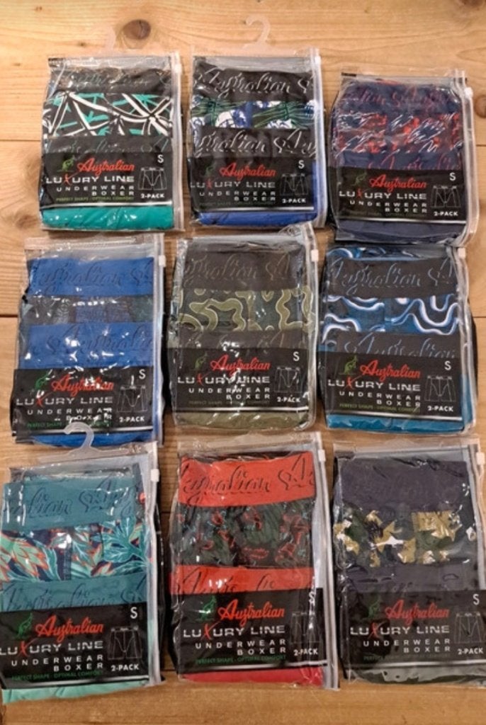 Australian boxershorts - luxury line - 10x 2pack - Maat S, Kleding | Heren, Ondergoed, Verzenden, Overige kleuren, Australian