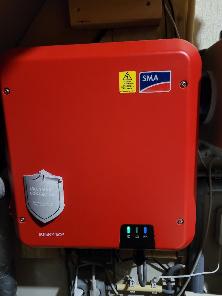 SMA Omvormer, Ophalen, Gebruikt