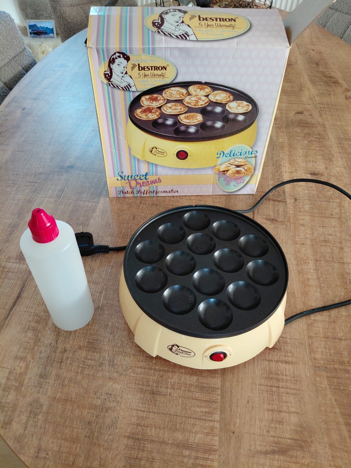 Poffertjes pan  niet meer  nodig, Ophalen, Bakvorm