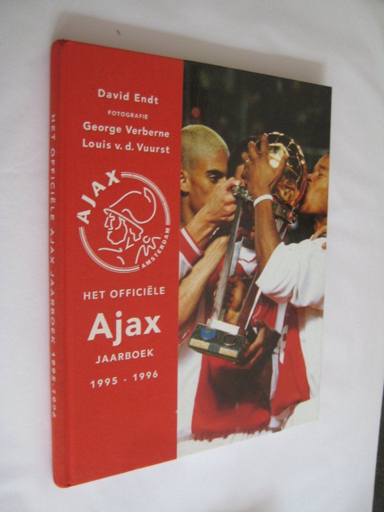 Het officiele ajax jaarboek 1995-1996 - david endt (ajax), Ophalen of Verzenden, Zo goed als nieuw, Balsport