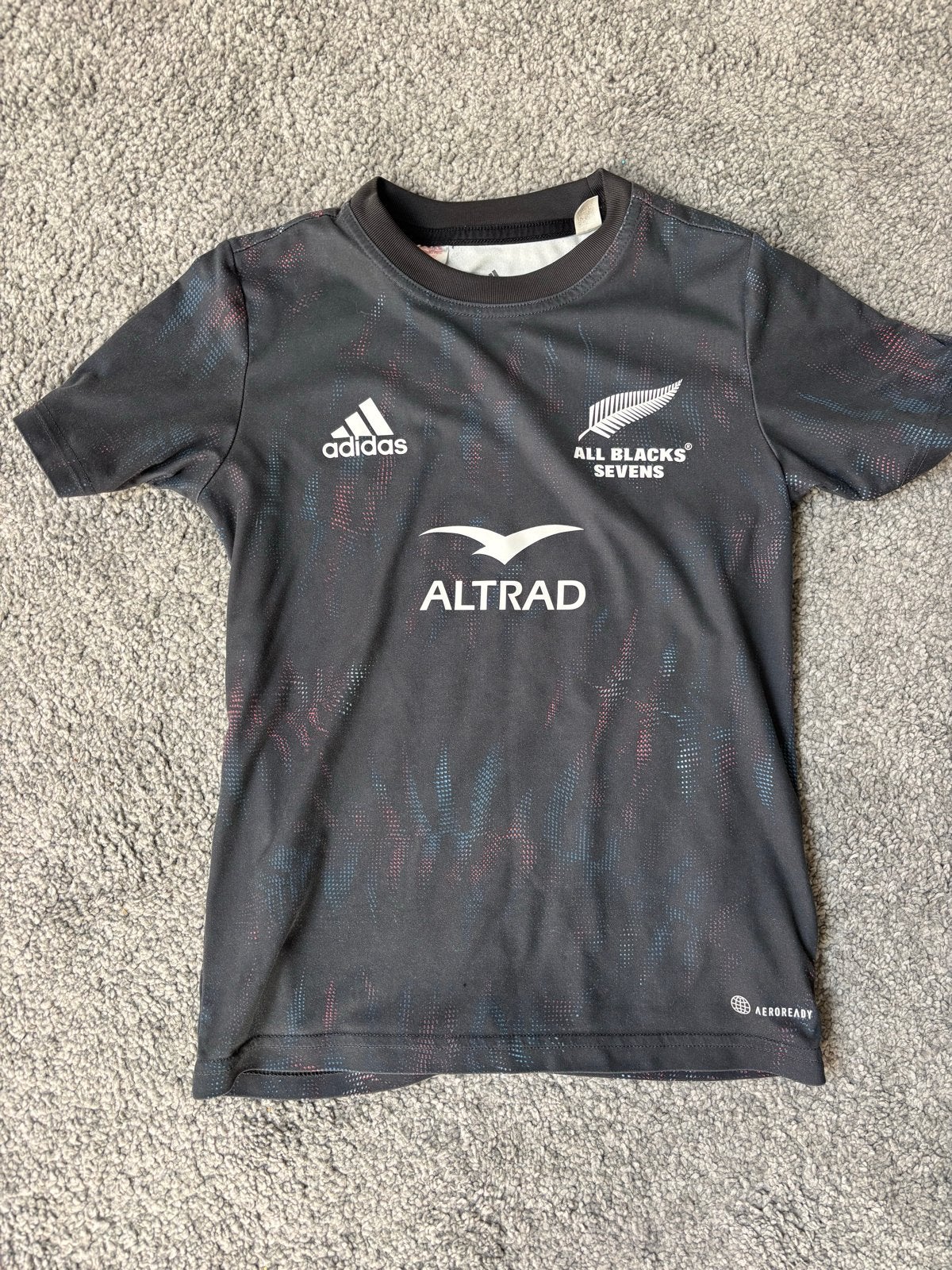 Adidas All Blacks Rugby Shirt - Maat 140 (9-10 jaar), Kinderen en Baby's, Ophalen of Verzenden, Gebruikt, Jongen of Meisje