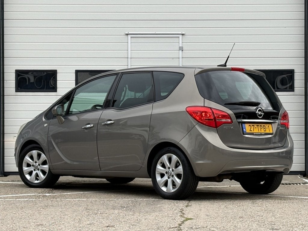 Opel Meriva 1.4 Turbo Cosmo Navi | Climate | Cruise | Pdc |, Auto's, Euro 5, Gebruikt, 4 cilinders, Bruin