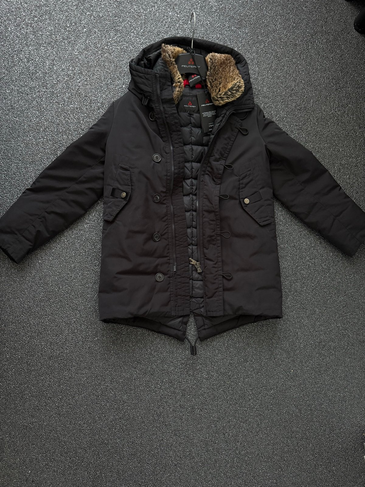 Peuterey winterjas voor jongens, maat M/8 jaar, Ophalen, Gebruikt, Jongen, Jas