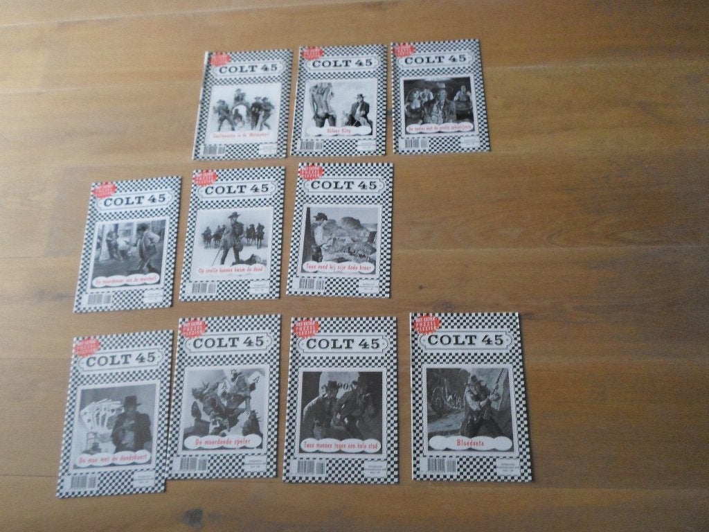 10 western Colt 45 boekjes, Ophalen of Verzenden, Gelezen