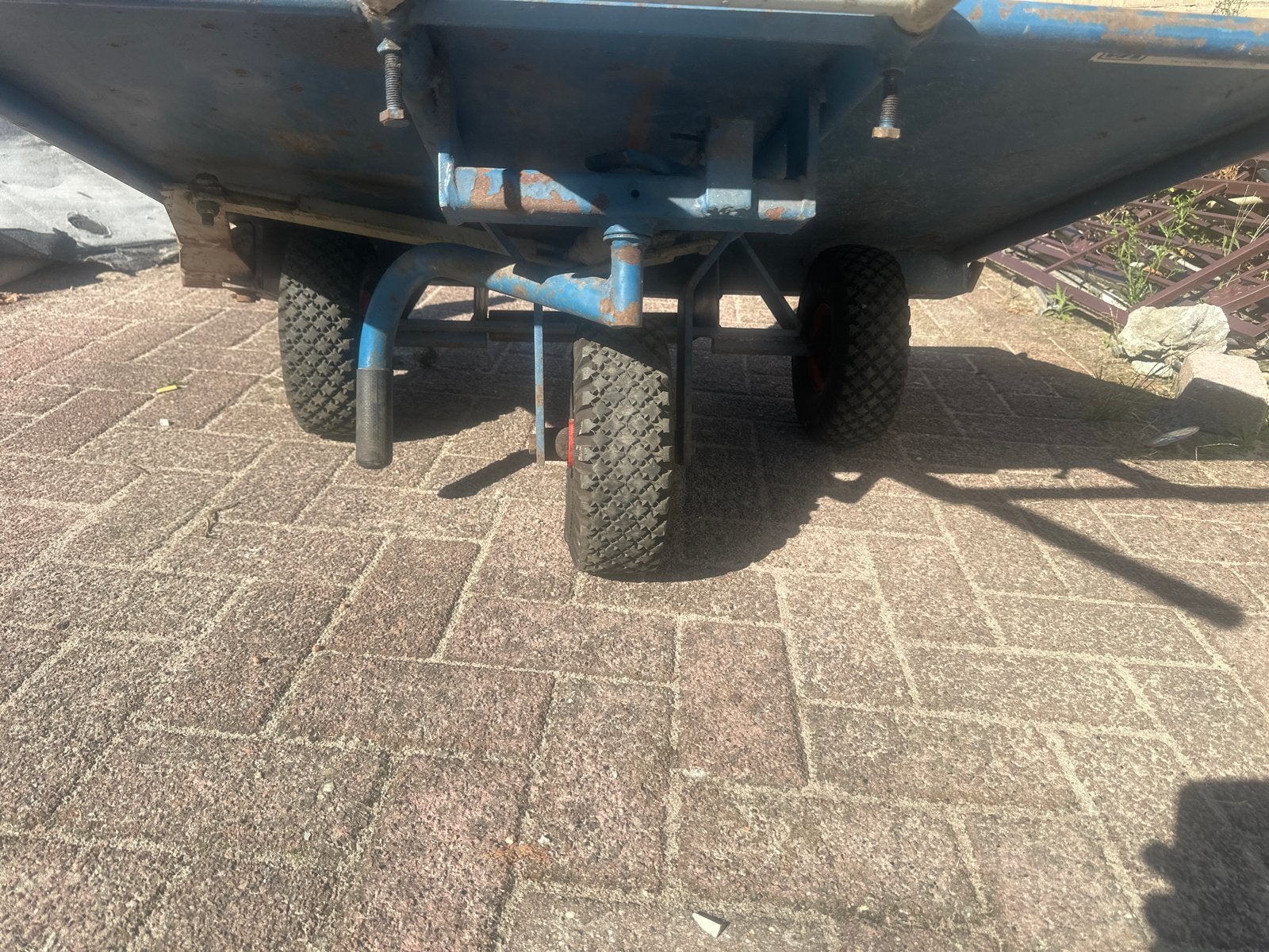 Stenenklem wagen voor pallet stenen, Ophalen of Verzenden, Gebruikt, Transportkar