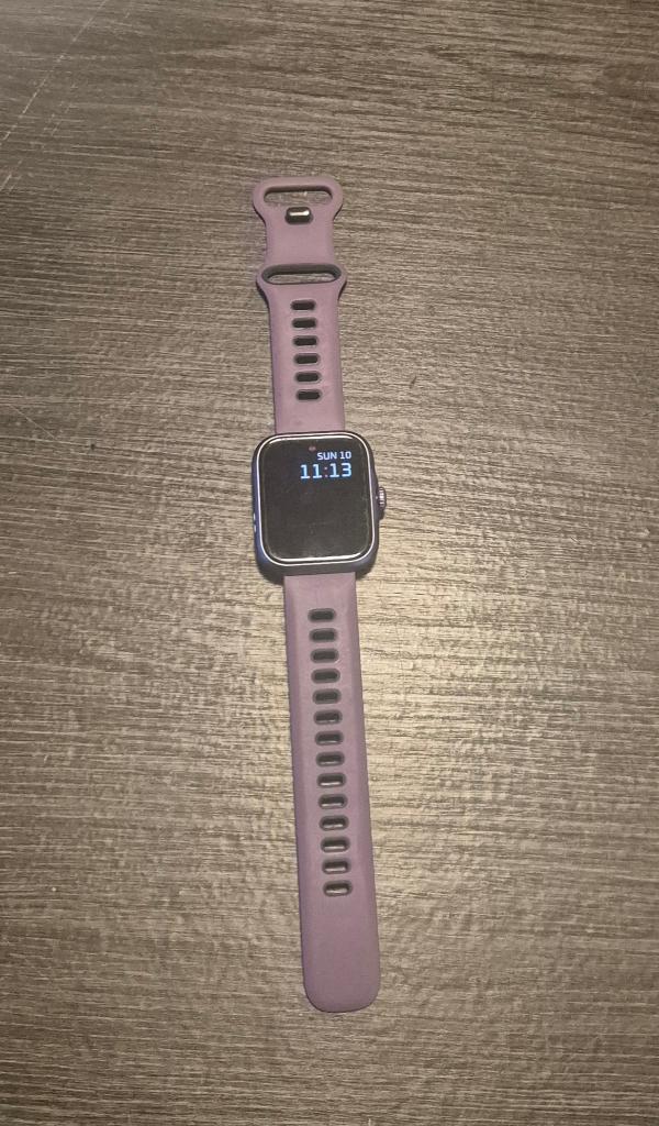 Smartwatch, Ophalen of Verzenden, Zo goed als nieuw, Paars, Android