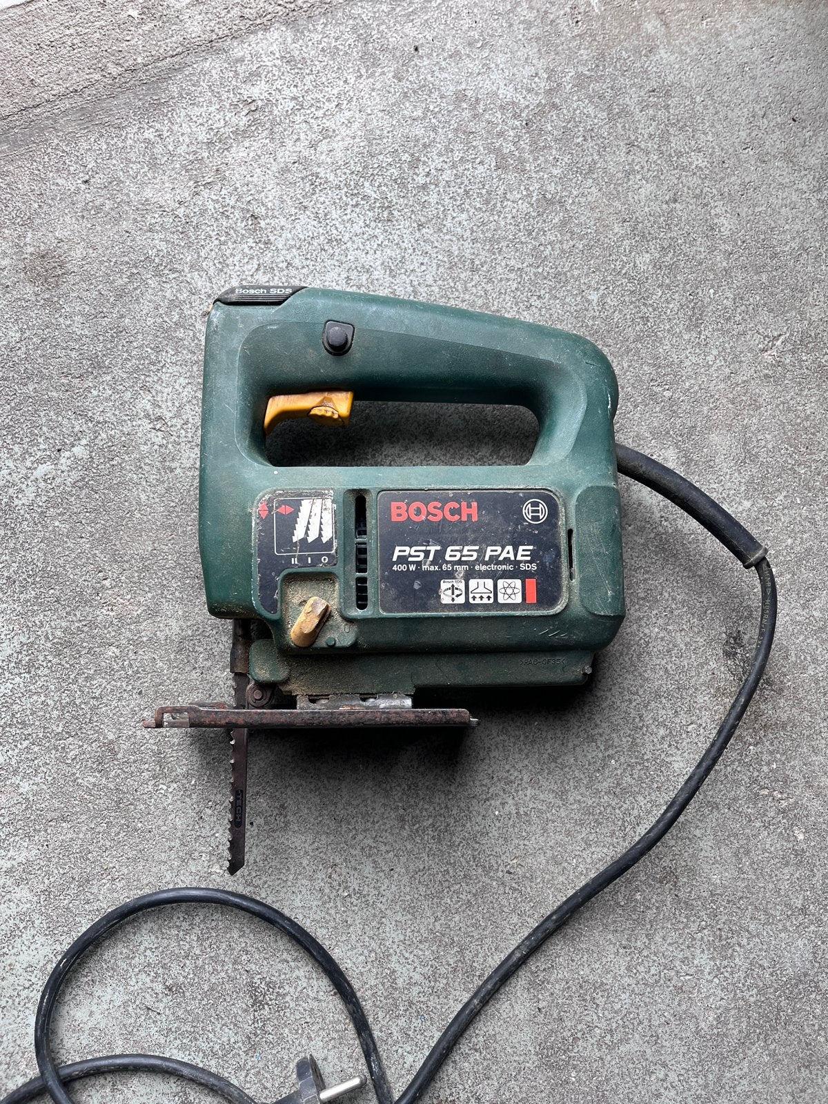 Bosch PST 65 PAE Decoupeerzaag - 400W, 65mm, Ophalen, Gebruikt