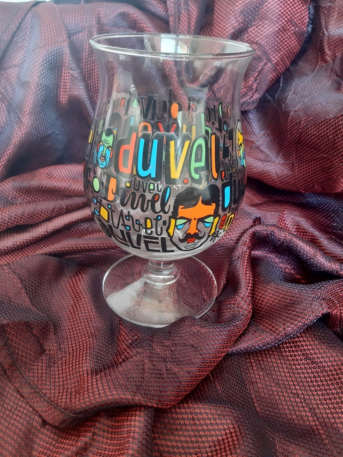 Duvel bierglas collector item, Ophalen of Verzenden, Zo goed als nieuw, Glas of Glazen, Duvel