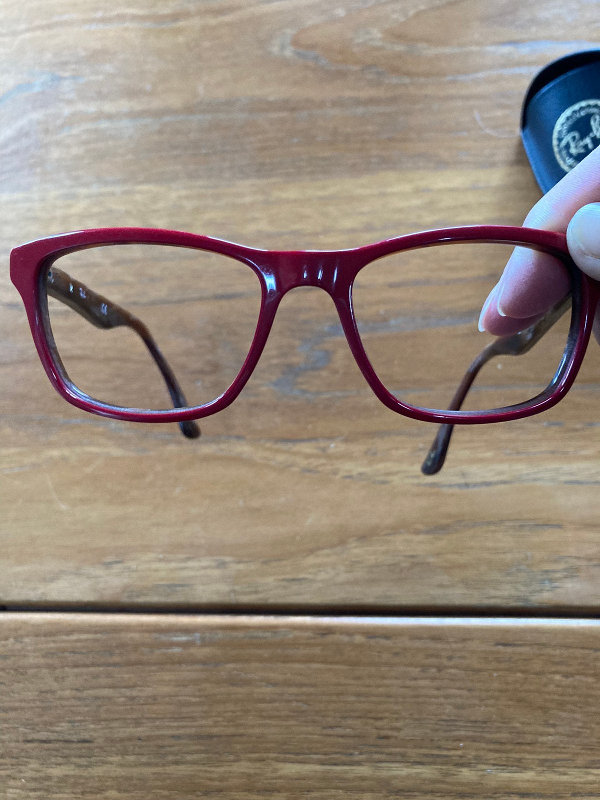 Ray-Ban brillen montuur rood, Ophalen of Verzenden, Zo goed als nieuw, Ray-Ban, Rood