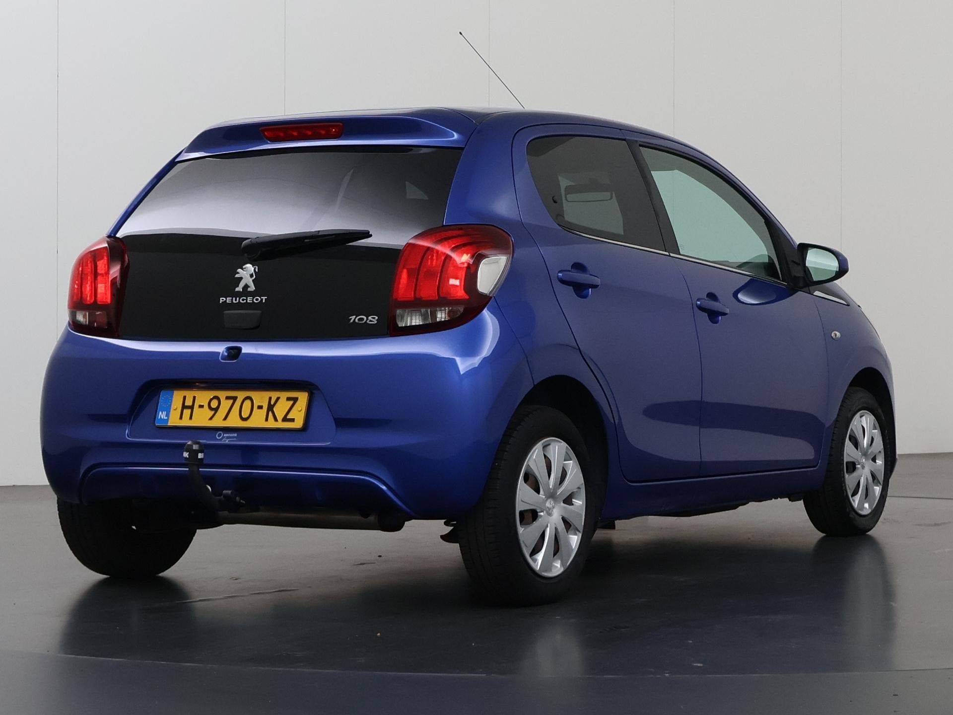 Peugeot 108 1.0 e-VTi Active | Trekhaak | Airco | Bluetooth, Voorwielaandrijving, Stof, Gebruikt, Origineel Nederlands
