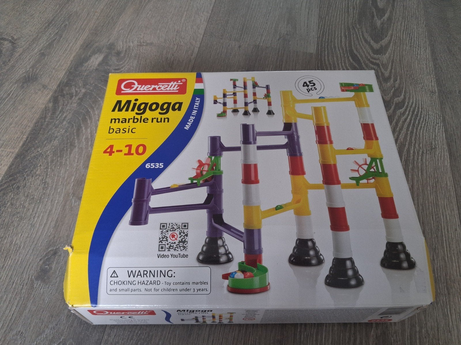 Quercetti Migoga knikkerbaan - 45-delig, Ophalen, Zo goed als nieuw, Overige merken