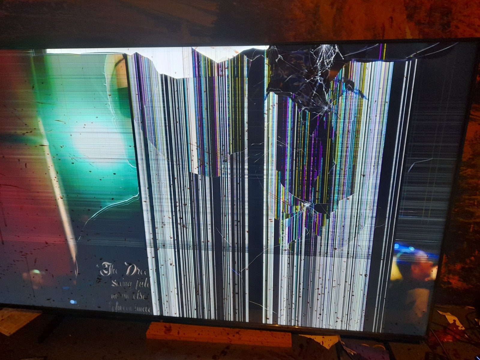 Samsung 55 inch TV (UE55U8020F) met schermschade, Ophalen, 100 cm of meer, 50 Hz, Samsung