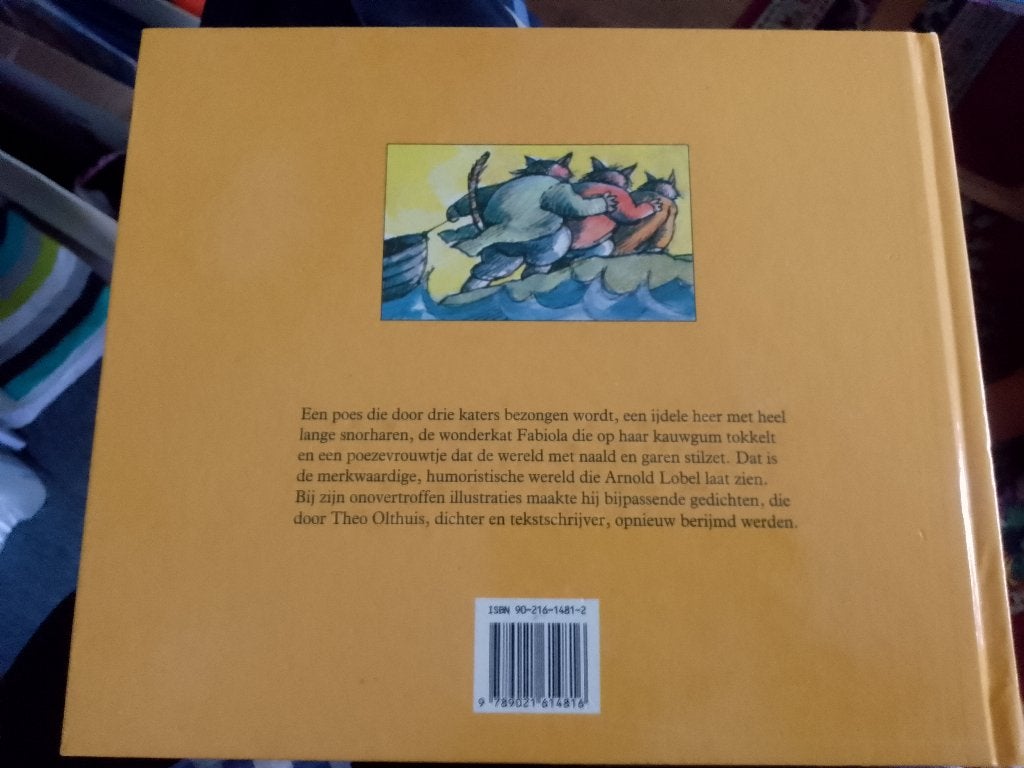 boek kattekrabbels  lobel, Ophalen, Zo goed als nieuw, Fictie algemeen