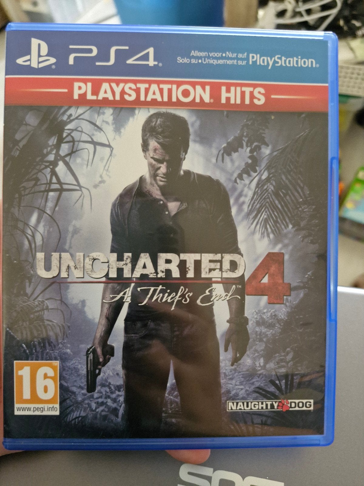 Uncharted 4: A Thief's End (PS4) - PlayStation Hits, Spelcomputers en Games, Avontuur en Actie, Online, Verzenden, 1 speler