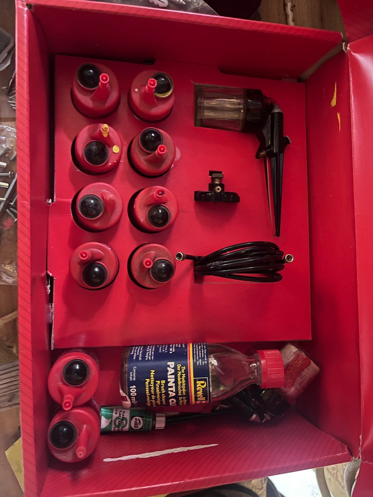 Revell Airbrush Beginnersset - Gebruikt (excl. verf), Ophalen, Gebruikt, Airbrush en Toebehoren