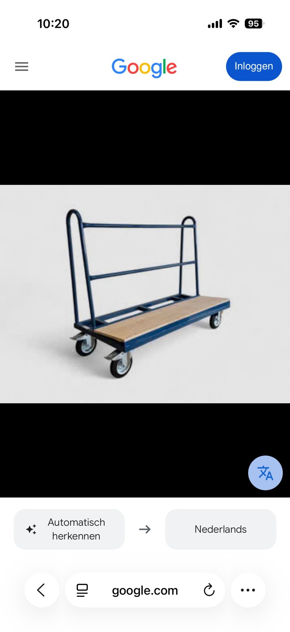 RVS IKEA Platenkar - Stevige Transportkar, Ophalen of Verzenden