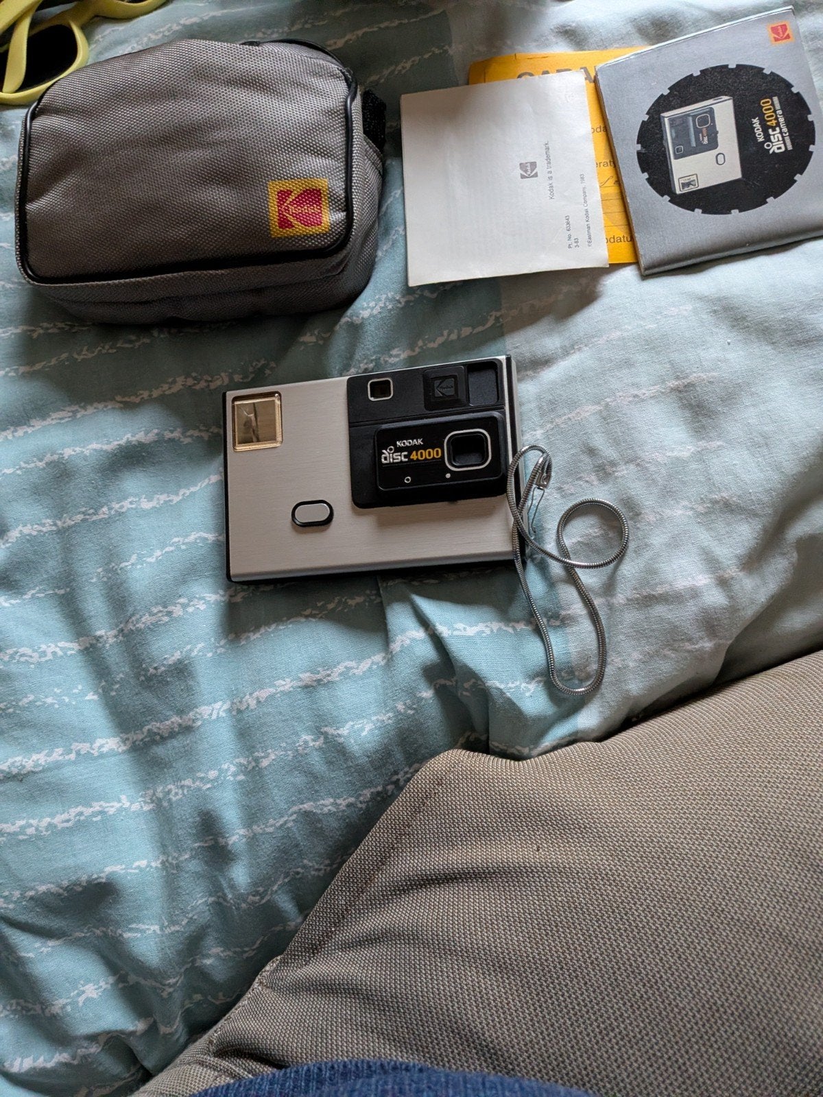 Vintage Kodak Disc 4000 Camera met accessoires, Audio, Tv en Foto, Ophalen of Verzenden, Gebruikt, Compact, Kodak