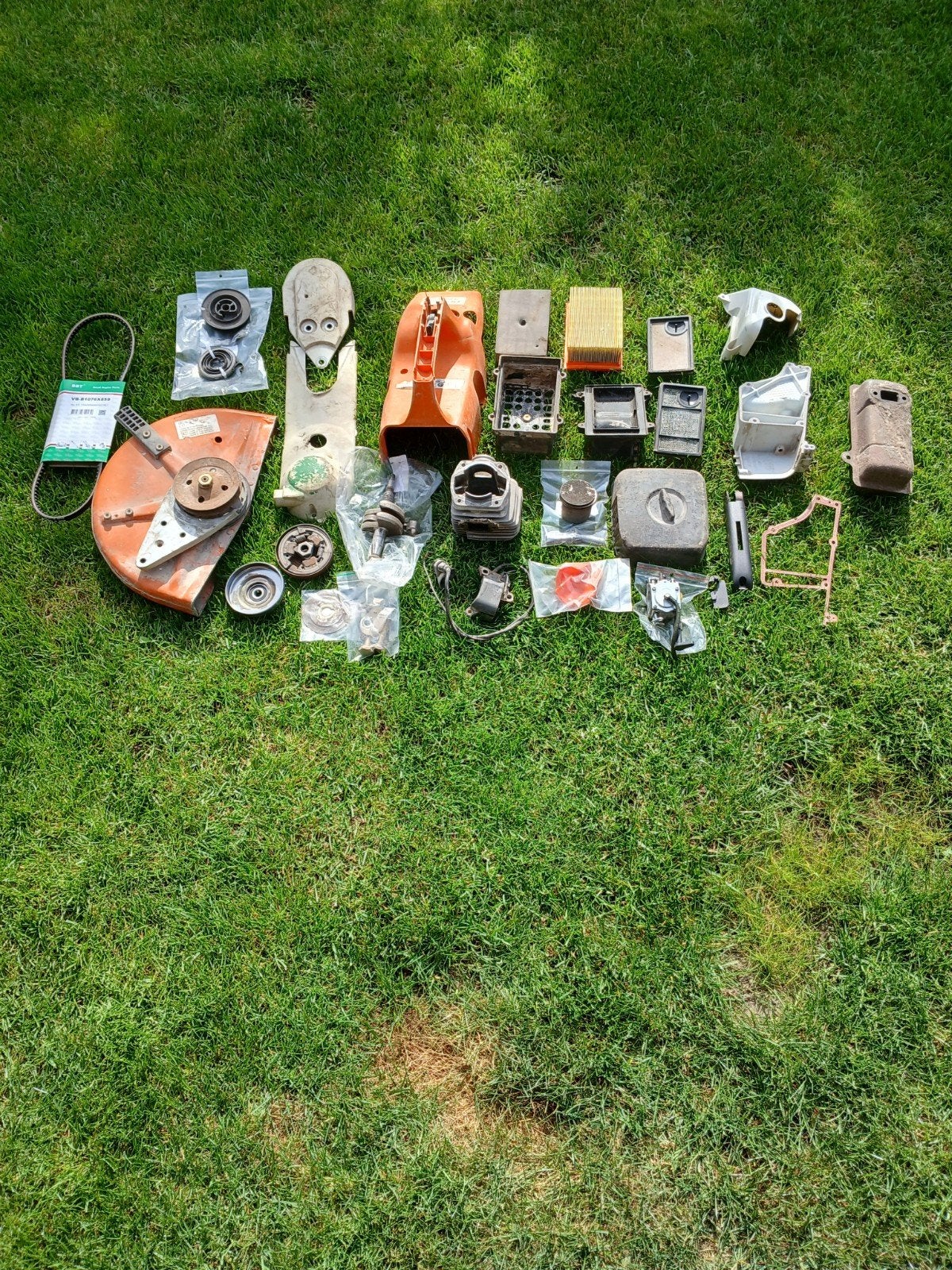Stihl TS400 onderdelen - gebruikt en enkele nieuw, Tuin en Terras, Ophalen of Verzenden, Gebruikt